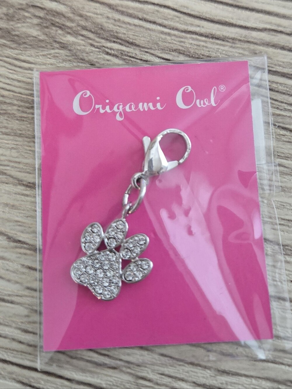 🦉 Crystal Paw Dangle